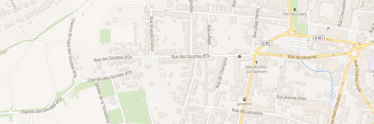 Plan du 11 Rue des Gouttes d’Or à Épernay