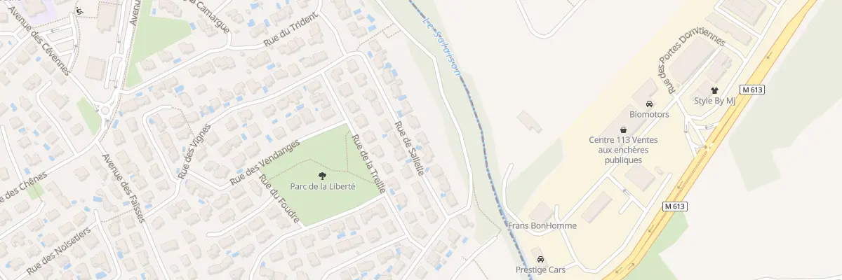 Plan du 13 Rue de Sallelle au Crès