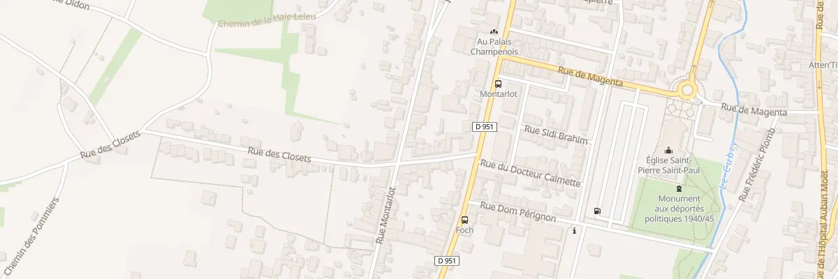 Plan du 55 Rue de Champrot à Épernay