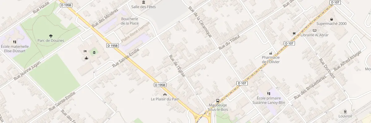 Plan du 5B Rue du Tilleul à Maubeuge