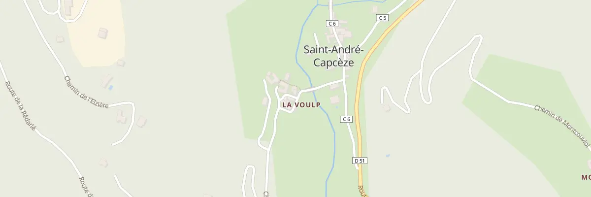 Plan du 5022 La Voulp à Saint-André-Capcèze