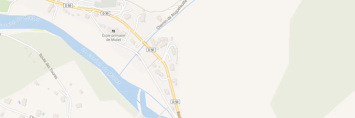 Plan du 389 Rte de Générargues à Mialet