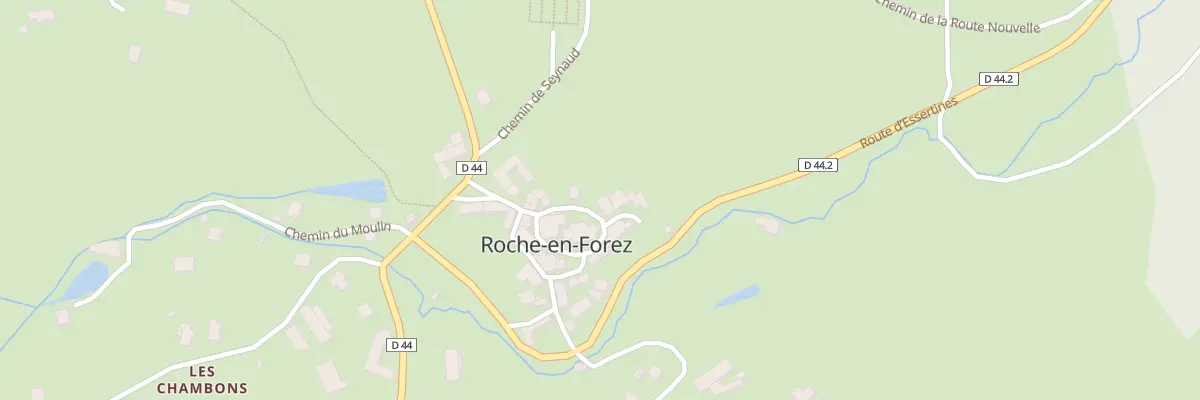 Plan du 5 Imp du Lavoir à Roche-en-Forez