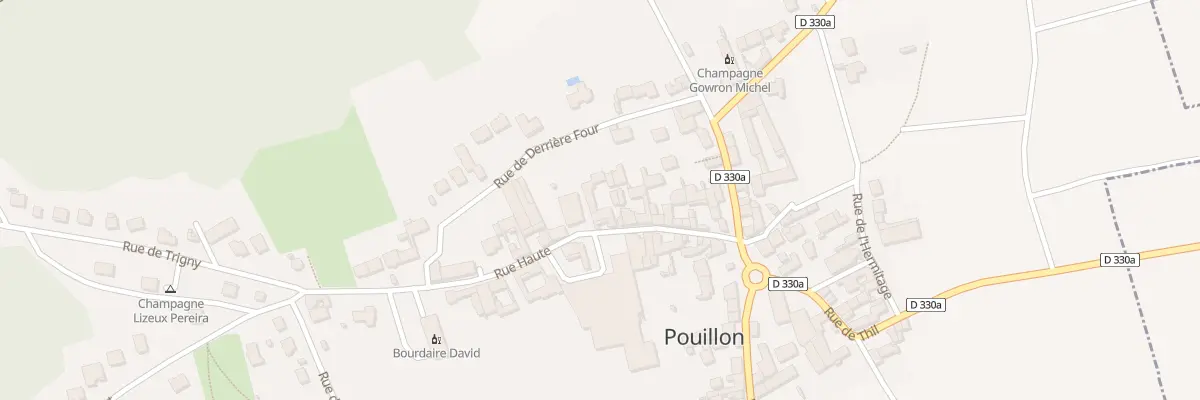 Plan du 18 Rue Haute à Pouillon
