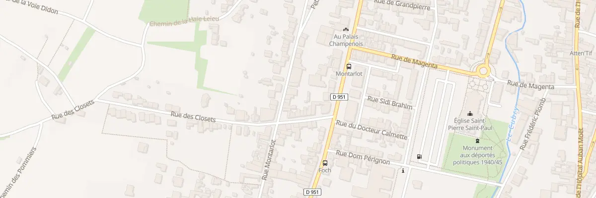 Plan du 53 Rue de Champrot à Épernay
