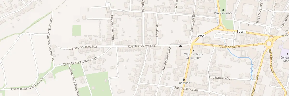 Plan du 9 Rue des Gouttes d’Or à Épernay