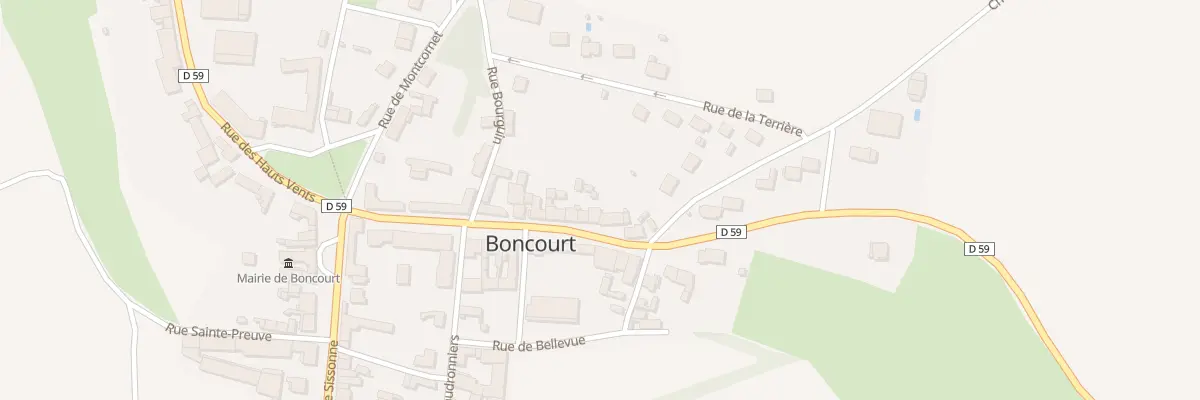 Plan du 13 Rue des Moulins à Boncourt