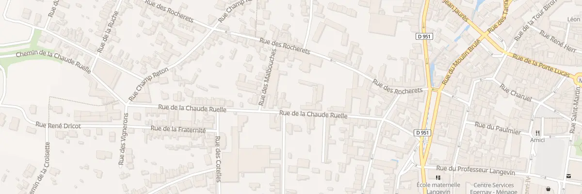 Plan du 22 Rue de la Chaude Ruelle à Épernay