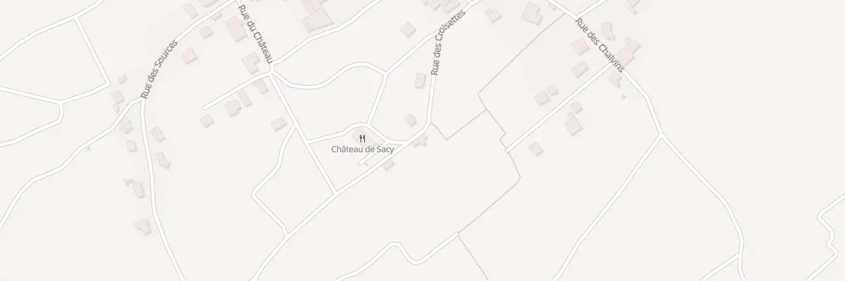 Plan du 5 Rue des Croisettes à Sacy