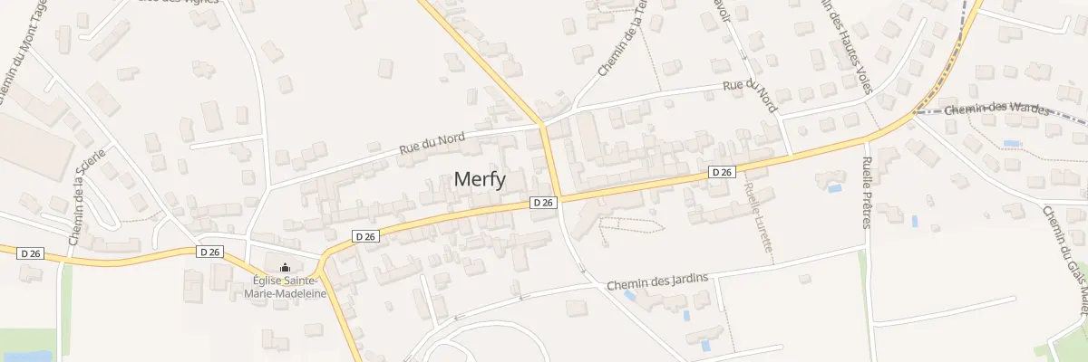 Plan du 35 Gr Grande Rue à Merfy