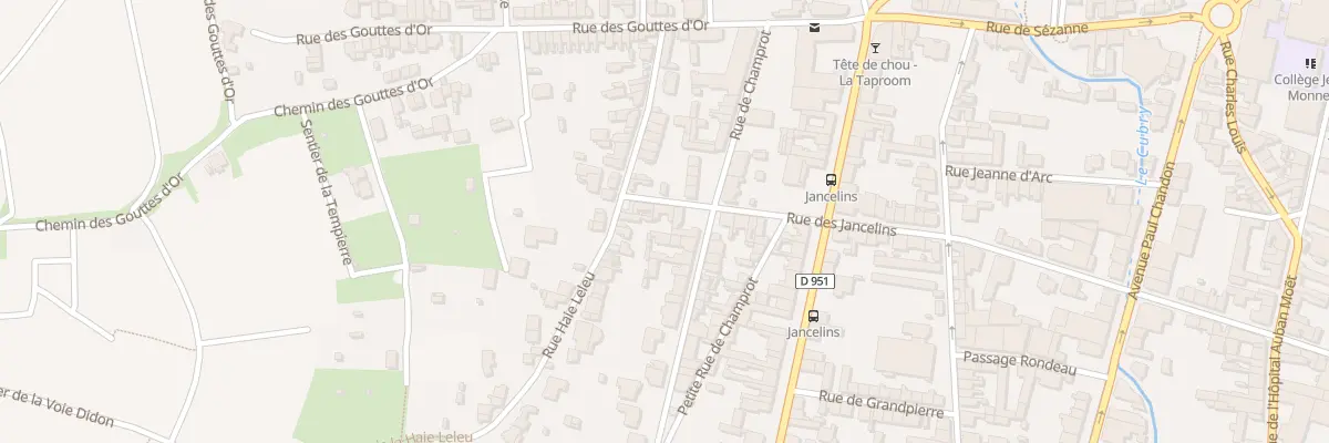 Plan du 6 Rue des Jancelins à Épernay