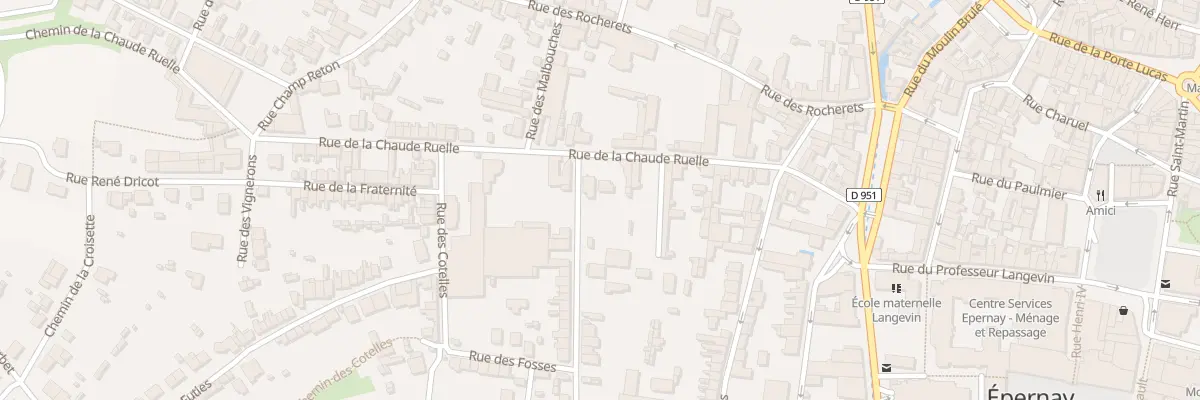 Plan du 31 Rue de la Chaude Ruelle à Épernay