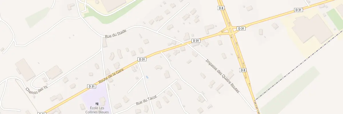 Plan du 5166 Les Echaux à Saint-Alban-les-Eaux