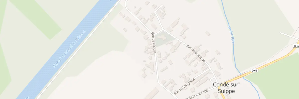Plan du 19 Rue de l’Écluse à Condé-sur-Suippe
