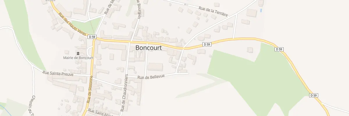 Plan du 12 Rue des Moulins à Boncourt