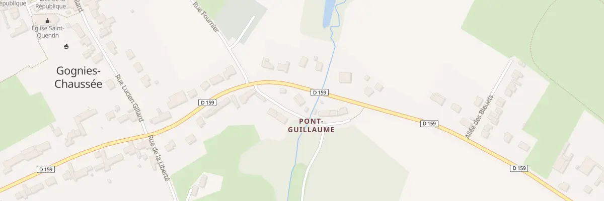 Plan du 16 Rue Albert d’Hendecourt à Gognies-Chaussée