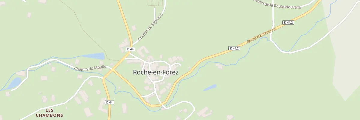 Plan du 5010A Le Bourg à Roche-en-Forez