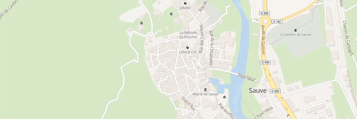 Plan du 9 Grand Rue à Sauve