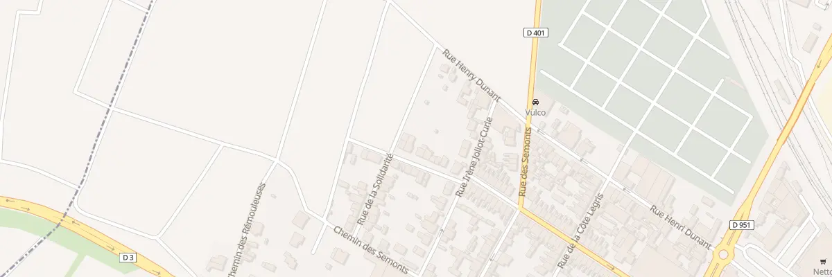 Plan du 12 Rue Pierre et Marie Curie à Épernay