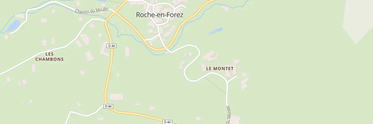 Plan du 154 Che du Montet à Roche-en-Forez
