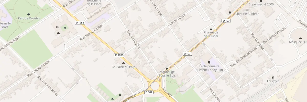 Plan du 16 Rue du Tilleul à Maubeuge
