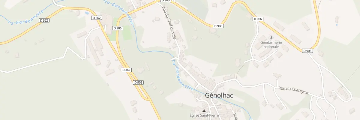 Plan du 52 Rue du Chef de Ville à Génolhac