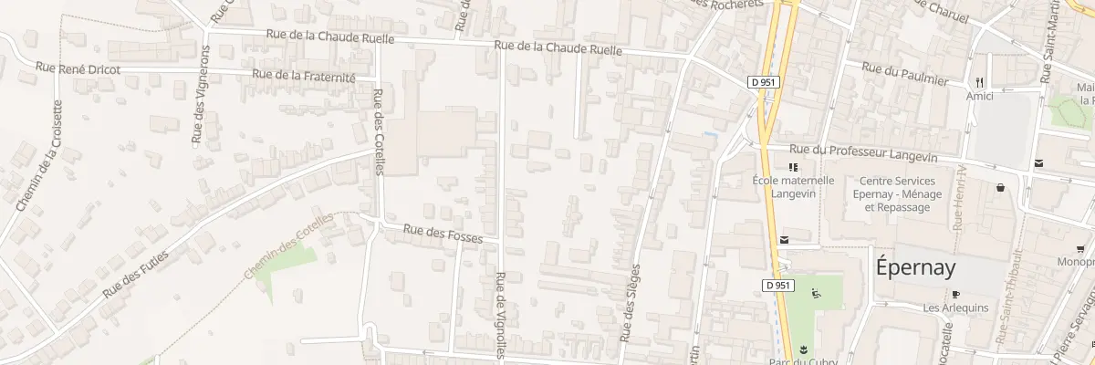 Plan du 5T Rue de Vignolles à Épernay