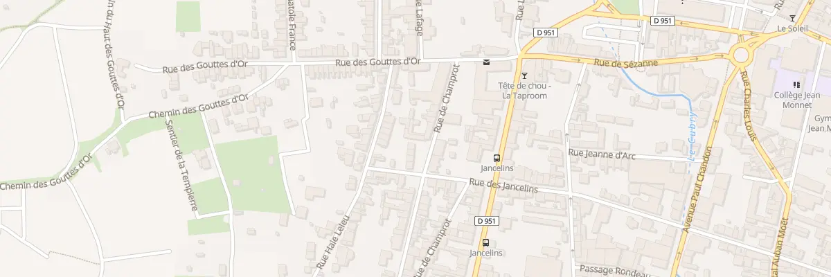 Plan du 16B Rue de Champrot à Épernay