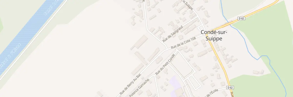 Plan du 1 Rue de l’Écluse à Condé-sur-Suippe