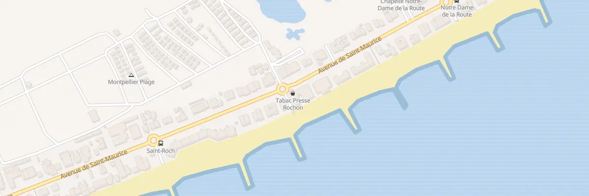 Plan du 100 Av Saint Maurice à Palavas-les-Flots