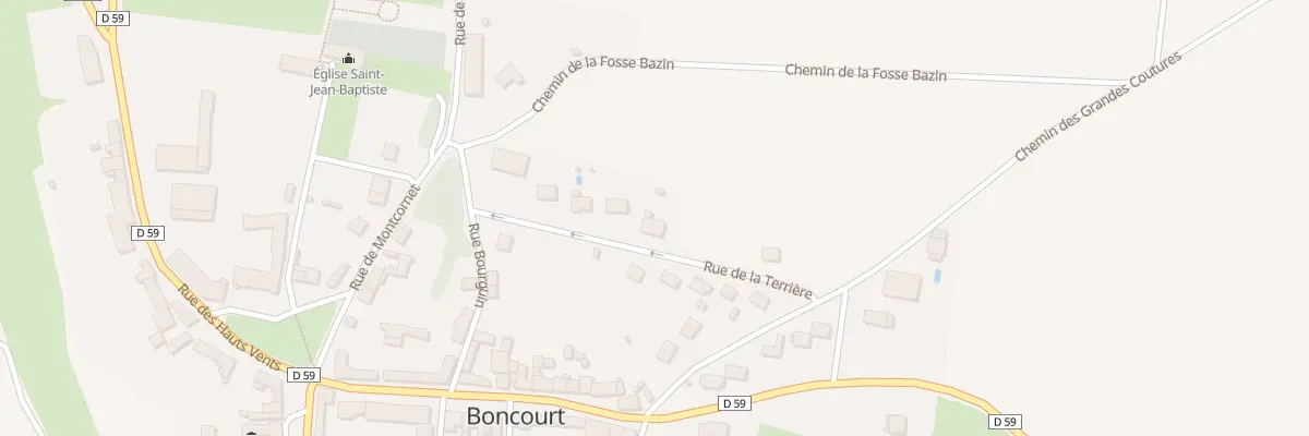 Plan du 10 Rue de la Terriere à Boncourt
