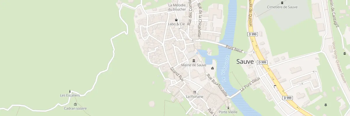Plan du 4 Rue du Four à Sauve