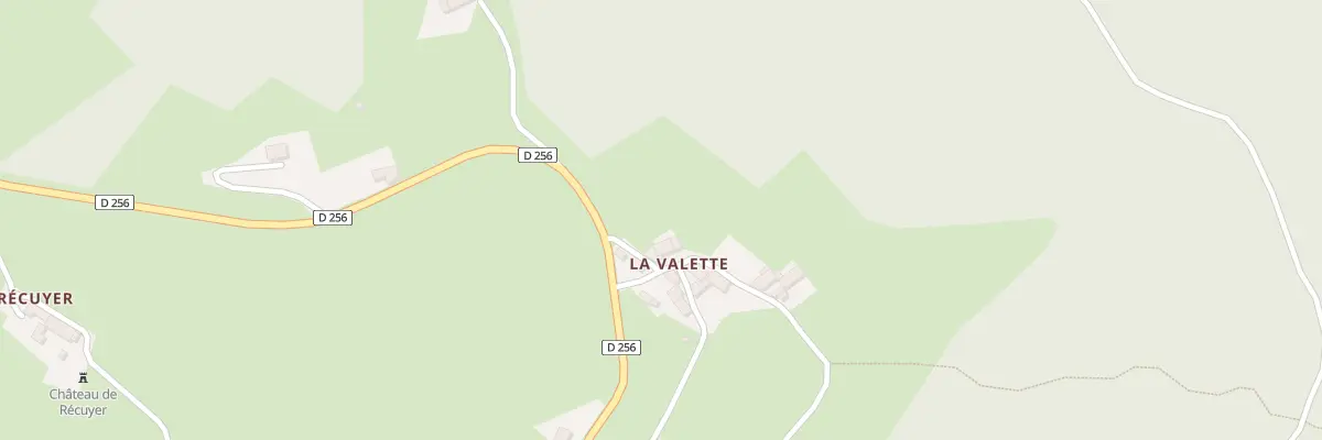 Plan du 5095 La Vallette à Saillant