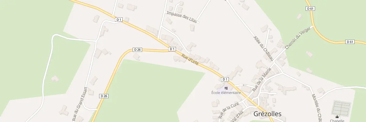 Plan du 199 Rue d’Urfé à Grézolles
