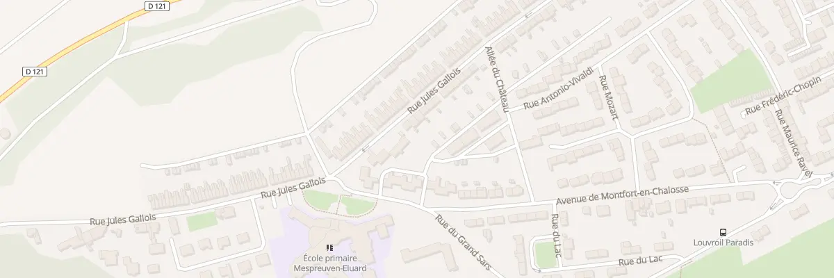 Plan du 295 Rue Jules Gallois à Hautmont