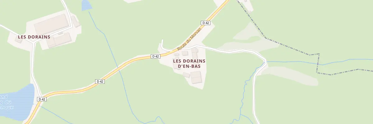 Plan du 4428 Rte du Morvan à Issy-l’Évêque