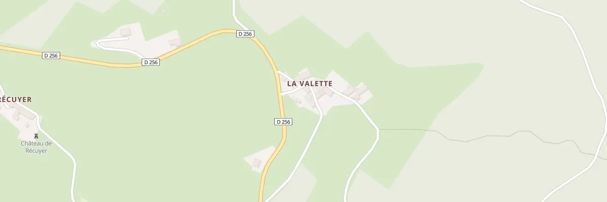 Plan du 5093 La Vallette à Saillant