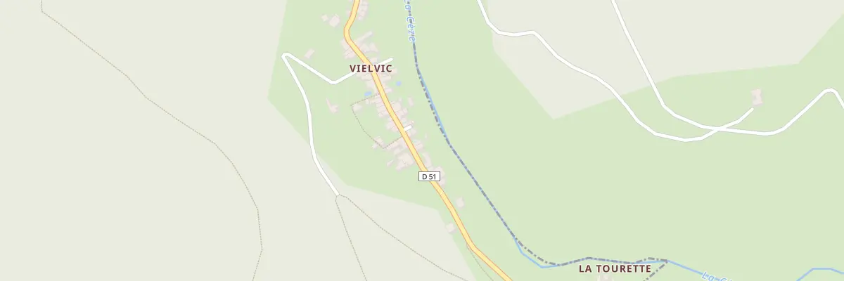 Plan du 5064 Vielvic à Saint-André-Capcèze