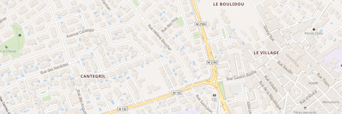 Plan du 9 Rue Hélène Boucher à Pérols