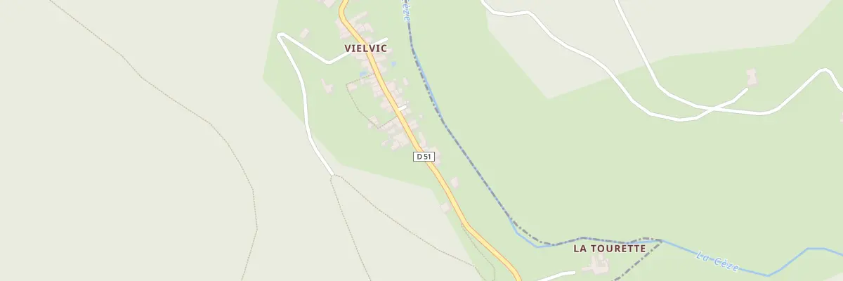 Plan du 5069 Vielvic à Saint-André-Capcèze