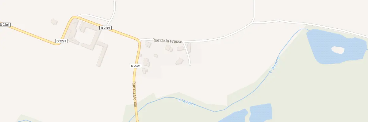 Plan du 8 Rue de la Preuse à Courtagnon