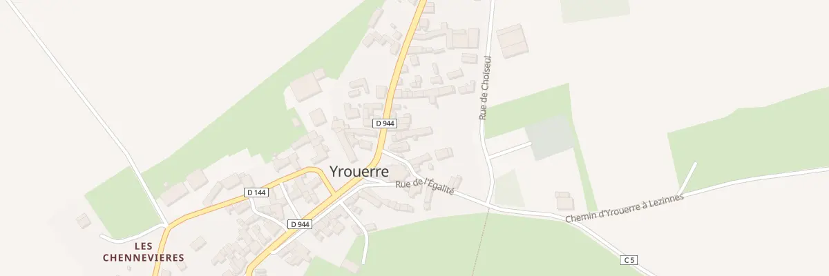 Plan du 15 Rue de Choiseul à Yrouerre