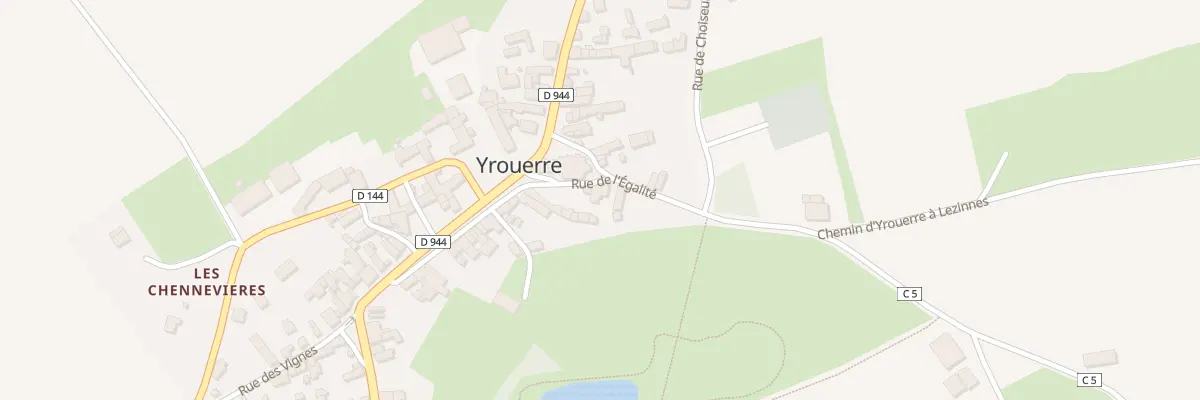 Plan du 6 Rue de l’Egalite à Yrouerre
