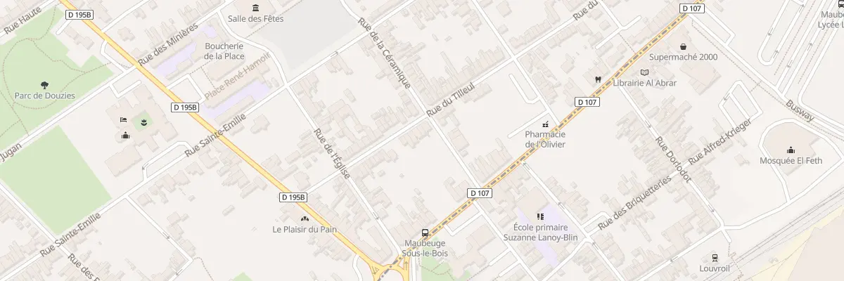 Plan du 32 Rue du Tilleul à Maubeuge