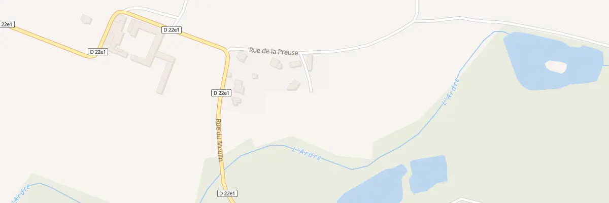 Plan du 10T Rue de la Preuse à Courtagnon