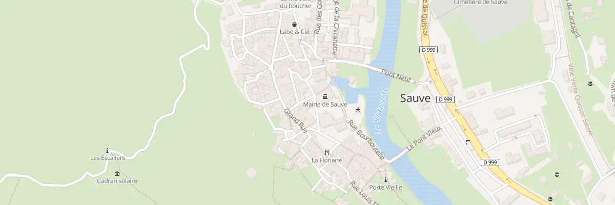 Plan du 3 Pl Sivel à Sauve