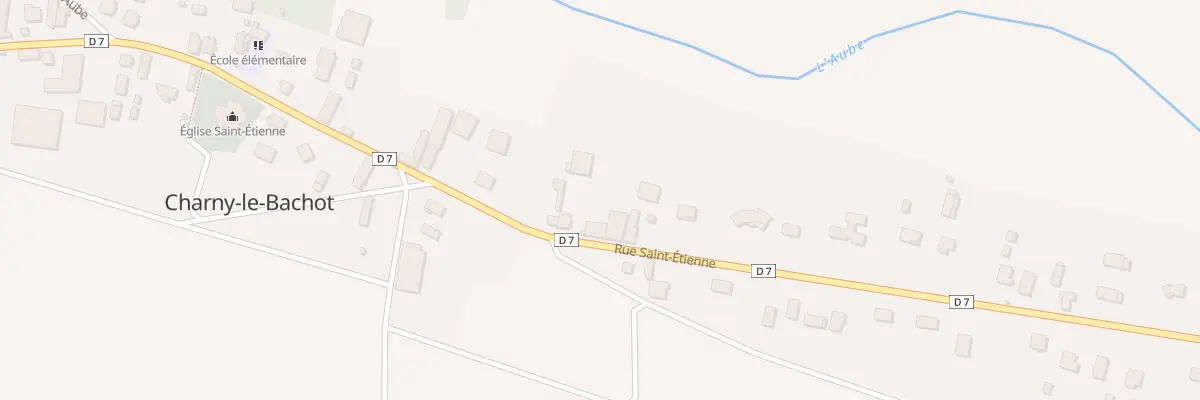 Plan du 34 Rue Saint Etienne à Charny-le-Bachot