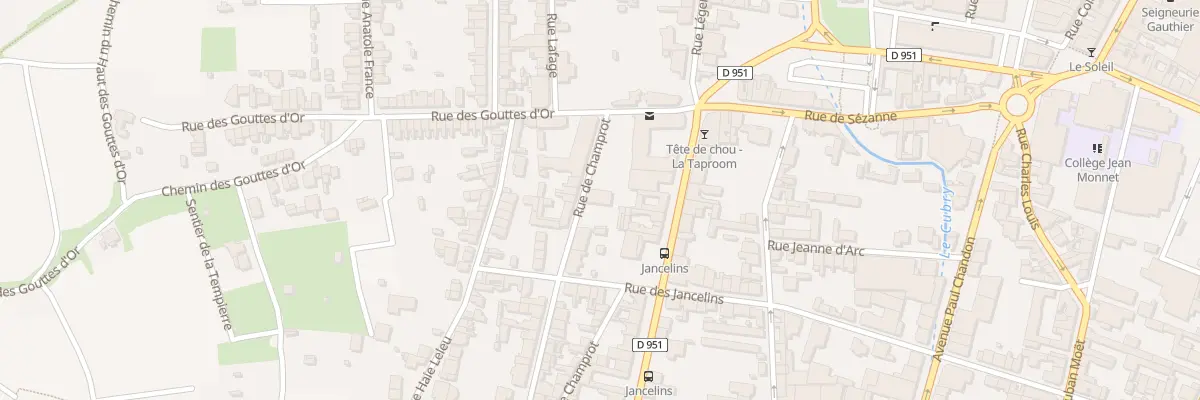 Plan du 3 Rue de Champrot à Épernay