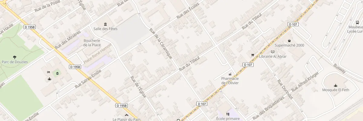 Plan du 41 Rue du Tilleul à Maubeuge