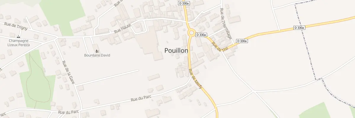 Plan du 6 Rue de Merfy à Pouillon